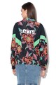 Levi's Jacheta cu imprimeu floral si logo pe partea din spate Femei