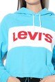 Levi's Crop fazonú kapucnis pulóver logóval női