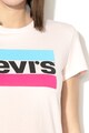 Levi's Tricou cu decolteu la baza gatului si aplicatie logo brodata Femei