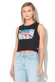 Levi's Top crop cu imprimeu logo si grafic Femei