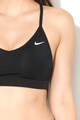 Nike Bustier cu burete detasabil, spate decupat si sustinere minima Pro Indy Femei