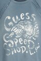 GUESS JEANS Szövegmintás pulóver Fiú