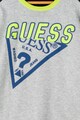 GUESS JEANS Pulover din tricot fin cu imprimeu logo Baieti