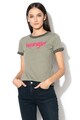 Wrangler Tricou cu imprimeu logo Ringer Femei