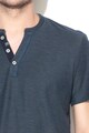 Tom Tailor Тениска с овално деколте с цепка Мъже