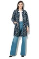 Pepe Jeans London Gwen gyapjútartalmú grafikai mintás kabát női