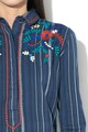 Pepe Jeans London Раирана рокля Andrew с флорални бродерии Жени