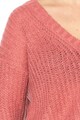 Only Bluebell mohertartalmú v-nyakú pulóver női