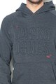 Jack & Jones Stitch kapucnis pulóver dombornyomott logóval férfi