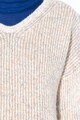 United Colors of Benetton V-nyakú pulóver aszimmetrikus alsó szegéllyel női