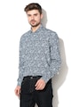 Esprit Вталена риза с абстрактен десен Мъже