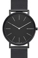 Skagen Ceas quartz cu bratara cu aspect de plasa Barbati