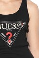 GUESS JEANS Top cu logo si striatii Femei