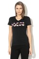 GUESS JEANS Тениска с модал и декорирано лого Жени
