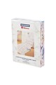 Heinner Home Lenjerie de pat pentru 2 persoane  100% bumbac, 4 piese, Alb/Galben Femei