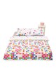 Heinner Home Lenjerie de pat pentru 2 persoane  100% bumbac, 4 piese, 144TC- Tetris Femei