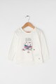 Tom Tailor Kids Bluza cu terminatie asimetrica si aplicatii lucioase Fete