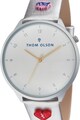 THOM OLSON Ceas quartz cu o curea de piele Femei