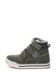 Xti Pantofi sport mid-high de piele ecologica si material textil cu captuseala calduroasa Fete