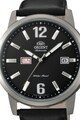 ORIENT Ceas automatic cu o curea de piele Barbati