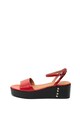 Zee Lane Sandale wedge de piele Femei