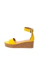 Zee Lane Sandale wedge de piele Femei