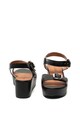 Zee Lane Sandale wedge de piele cu barete cu catarame Femei