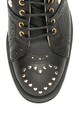 Love Moschino Pantofi brogue de piele cu aplicatii metalice Femei