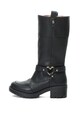 Love Moschino Cizme mid-calf de piele Femei