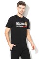 Moschino Tricou de casa cu imprimeu grafic si logo Barbati