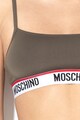 Moschino Sutien bandeau cu banda logo Femei