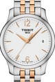 Tissot Часовник от неръждаема стомана с контрастен детайл Жени