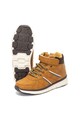 OMS by Original Marines Pantofi sport mid-high de piele ecologica, cu velcro Baieti