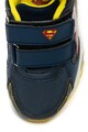 OMS by Original Marines Pantofi sport de piele ecologica, cu velcro si detaliu Superman Fete