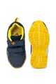 OMS by Original Marines Pantofi sport de piele ecologica, cu velcro si detaliu Superman Baieti