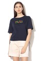 Maison Scotch Tricou crop cu snururi pentru ajustare Femei