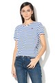 Maison Scotch Tricou cu model in dungi Femei