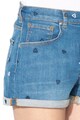 Maison Scotch Pantaloni scurti din denim cu inimi brodate Femei