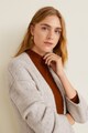 Mango Cardigan tricotat, fara inchidere Egeo Femei