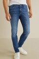 Mango Blugi skinny cu aspect decolorat Jude Barbati