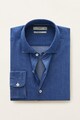 Mango Camasa slim fit din chambray Chambre Barbati