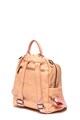 Zee Lane Rucsac de piele cu buzunare multiple Femei