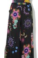 DESIGUAL Pantaloni de plaja cu imprimeu floral, croiala ampla si slituri laterale Kasidy Femei