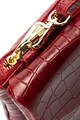 Lancetti Geanta crossbody de piele, cu model crocodil Femei