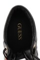 GUESS Pantofi sport de piele, cu talpa wedge ascunsa si cu tinte Femei