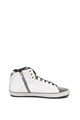 GUESS Középmagas bőr sneakers cipő dekoratív cipzárral férfi