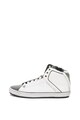 GUESS Középmagas bőr sneakers cipő dekoratív cipzárral férfi