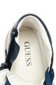 GUESS Pantofi sport mid-high cu sireturi de satin si insertii de piele Baieti