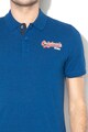 Jack & Jones Tricou polo din pique cu imprimeu logo Logan Barbati