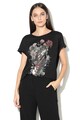 Sisley Tricou din amestec de modal, cu imprimeu floral Femei